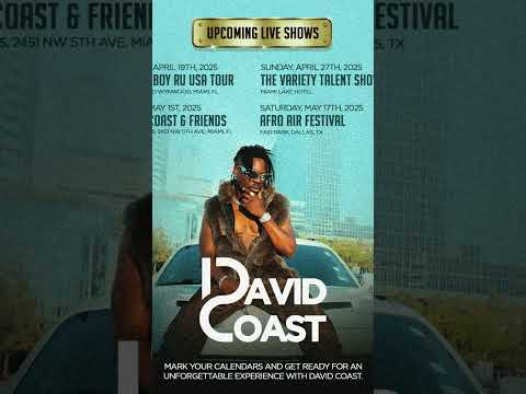 This Ain’t a Show — It’s a Live Experience 🎤🔥 | David Coast